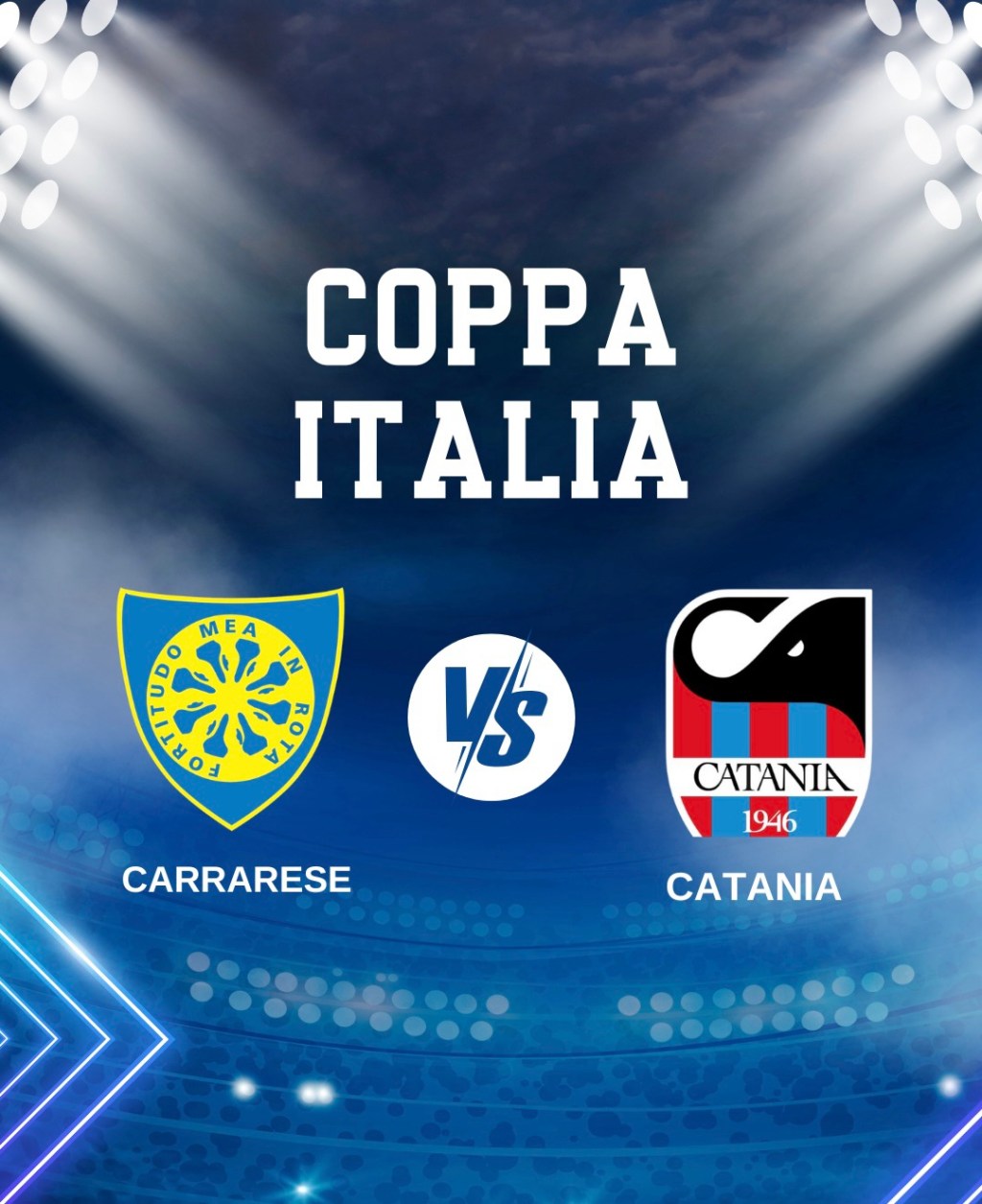 Carrarese vs Catania: Analisi Pre-partita e Pronostici (Coppa Italia&nbsp;2024/2025)