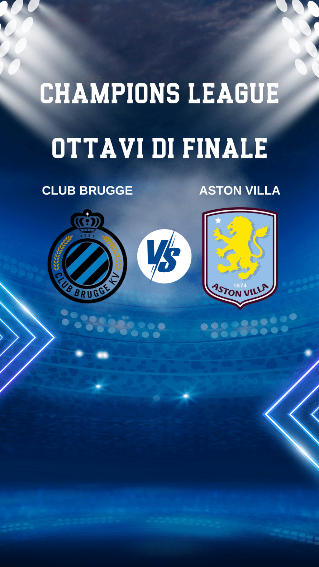 Champions League: Club Brugge vs Aston Villa – Una sfida da dentro o&nbsp;fuori